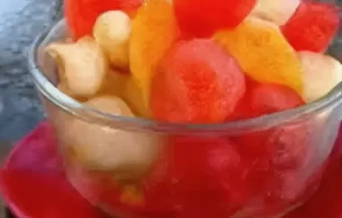 A Refreshing and Colorful Juicy Fruit Salad Recipe