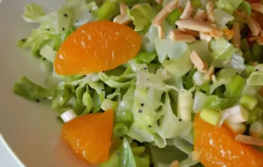 A refreshing and nutritious poppy seed salad with a tangy orange vinaigrette