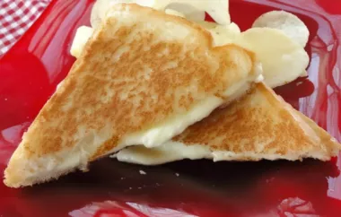 A twist on the classic grilled cheese sandwich