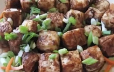 Agedashi-esque Tofu - A Savory and Crispy Japanese-inspired Tofu Dish