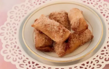 Air-Fried Double Cherry Mini Egg Rolls