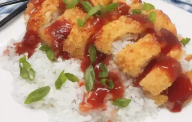 Air-Fryer Chicken Katsu with Homemade Katsu Sauce