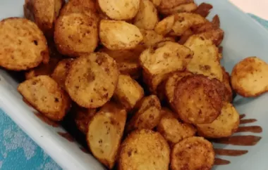 Air-Fryer Garlic and Parsley Baby Potatoes