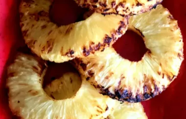 Air-Fryer Roasted Pineapple
