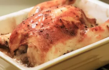 Algerian Roast Chicken: Poulet Rôti à l'Algérienne