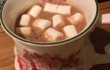 Almond Butter Hot Chocolate