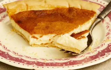 Amish-Custard Cottage Cheese Pie