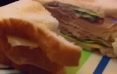 Amy's Triple Decker Turkey Bacon Sandwich Recipe