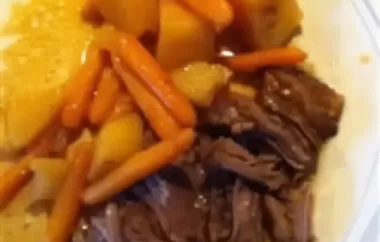 Apple Flavored Pot Roast - A Delicious Twist on a Classic Comfort Food