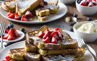 Apres Ski French Toast: A Delicious and Filling Breakfast Recipe