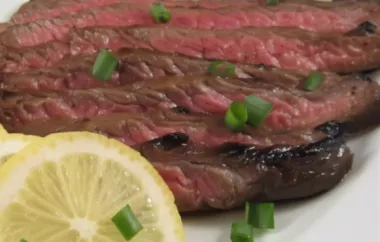 Asian Flat Iron Steak Recipe