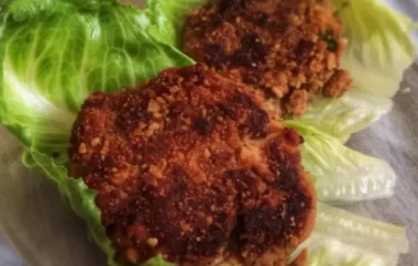 Asian-Inspired Tuna Patties with a Tangy Soy-Ginger Sauce