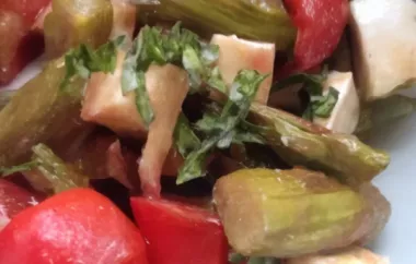 Asparagus Caprese Salad
