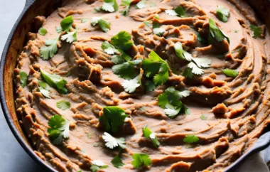 Authentic and Flavorful Refried Beans Recipe