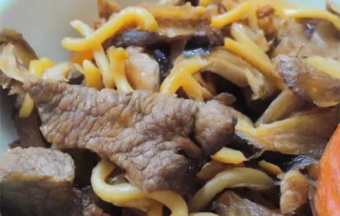 Authentic Beef Sukiyaki Recipe