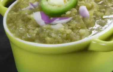 Authentic Chihuahua-Style Salsa Verde