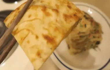 Authentic Chinese Green Onion Pancake Recipe