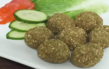 Authentic Falafels Recipe