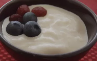 Authentic Homemade Yogurt
