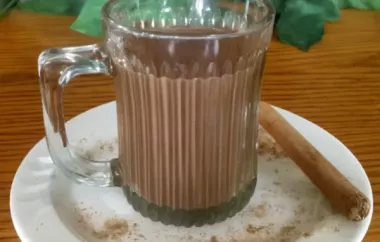 Authentic Mexican Hot Chocolate Atole (Champurrado)