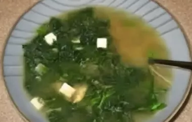 Authentic Miso Soup with Tofu and Vegetables
