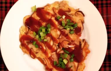Authentic Okonomiyaki Recipe: A Savory Japanese Pancake