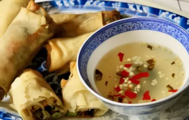 Authentic Thai Dipping Sauce for Spring Rolls
