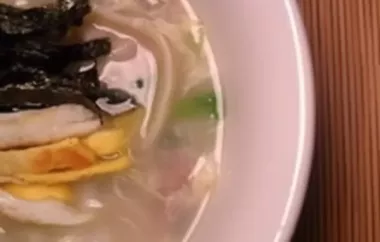 Authentic Tteokguk Recipe: Korean Rice Cake Soup