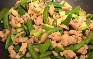 Avocado Chicken Stir Fry - A Delicious and Healthy Weeknight Dinner