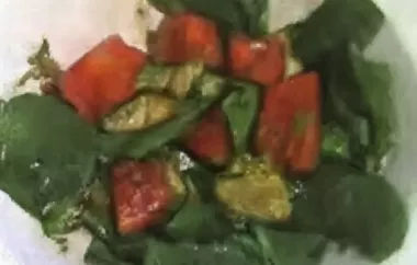 Avocado-Watermelon-Spinach Salad