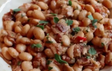 Bacon and Cranberry Bean Ragout