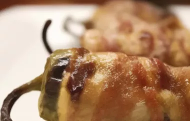 Bacon-Wrapped Jalapeno Poppers