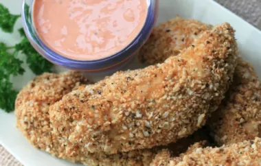 Baked Panko-Crusted Chicken Tenders