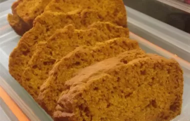 Baked Pumpkin Bread
