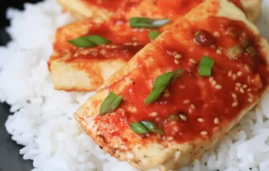 Baked Tofu Slices: A Delicious and Healthy Vegan Dish