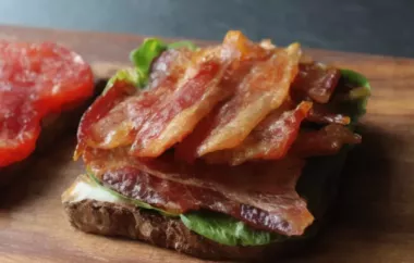Baking Perfect Bacon for a BLT