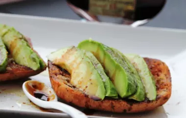 Balsamic Avocado Toast