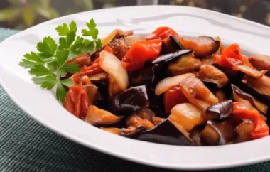 Balsamic Roasted Eggplant - A Delicious and Healthy Side Dish
