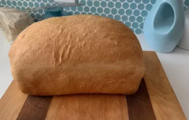 Basic High Altitude Bread