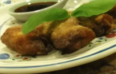 Beef and Sausage Fried Wontons