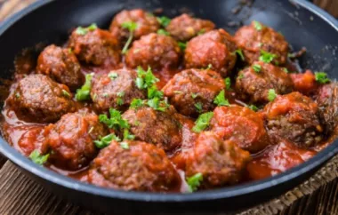 Beer and Ketchup Meatballs