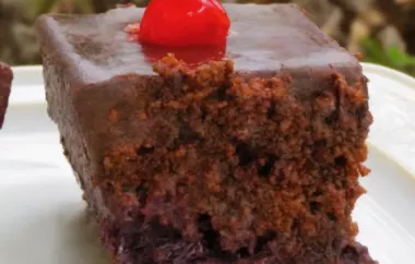 Beer Cake II - Moist and Delicious Cake with a Rich Beer Flavor