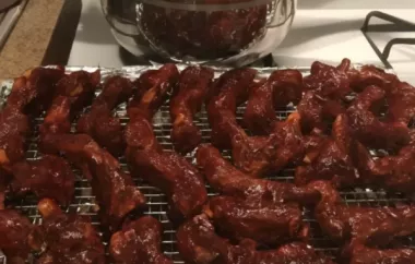 Best Pressure Cooker Sticky BBQ Ribs Ever