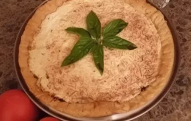 Best Tomato Pie Recipe: A Delicious and Savory Dish to Enjoy