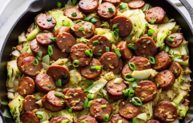 Big Ray's Kielbasa Cabbage Skillet for a Crowd
