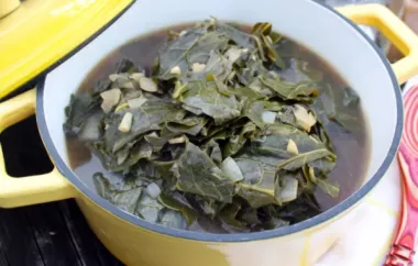 Billy's Favorite Smoky Collard Greens