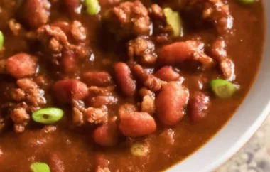Bison Chili from Scratch