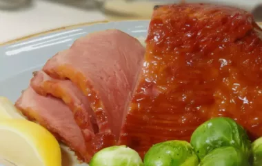Blending the traditional flavors of corned beef with a tangy mustard glaze for a delicious and unique twist.