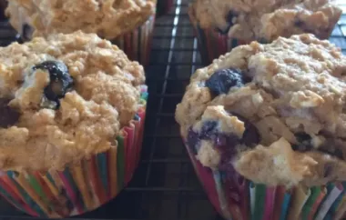 Blueberry-Banana-Coconut-Flax Muffins