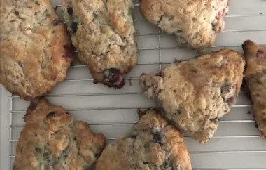 Blueberry Buttermilk Scones Recipe
